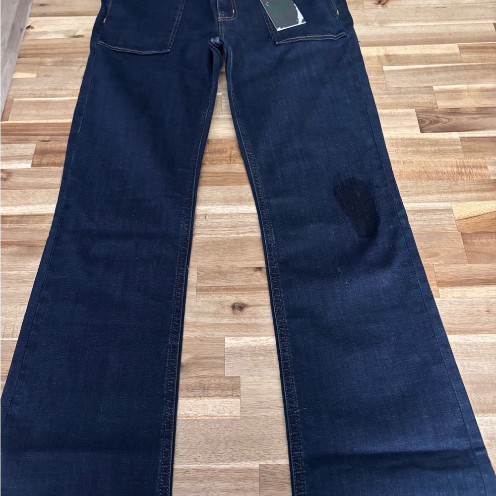 Studio Blue Sustainable Deep Indigo Straight Jeans size 28. - Picture 3 of 8
